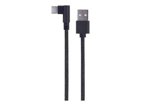 Cablexpert - Kabel USB - USB-C (M) kątowe do USB (M) - USB 2.0 - 2.1 A - 20 cm - czarny