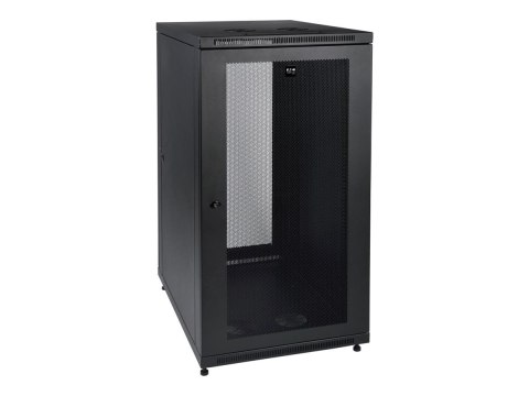 Eaton Tripp Lite Series 24U Rack Enclosure Server Cabinet 33" Deep w/ Doors & Sides - Stojak szafa - czarny - 24U - 19"