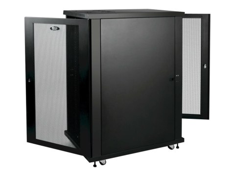 Eaton Tripp Lite Series 24U Rack Enclosure Server Cabinet 33" Deep w/ Doors & Sides - Stojak szafa - czarny - 24U - 19"
