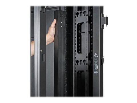 Eaton Tripp Lite Series 42U Rack Enclosure Server Cabinet 47.25" Deep w/ Doors & Sides - Stojak szafa - czarny - 42U