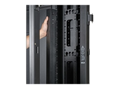 Eaton Tripp Lite Series 42U Rack Enclosure Server Cabinet Doors & Sides Extra-Deep 48in - Stojak szafa - czarny - 42U