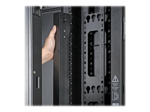 Eaton Tripp Lite Series 48U Rack Enclosure Server Cabinet 30" Wide w/ Doors & Sides - Stojak szafa - czarny - 48U - 19"