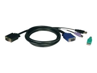 Eaton Tripp Lite Series 6ft USB / PS2 Cable Kit for KVM Switches B040 / B042 Series KVMs 6' - Zestaw kabli klawiatura / video / 