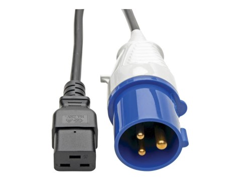 Eaton Tripp Lite Series IEC 309 to C19, Heavy-Duty Extension Cord - 16A, 250V, 16 AWG, 10 ft. (3.05 m), Black - Kabel zasilający