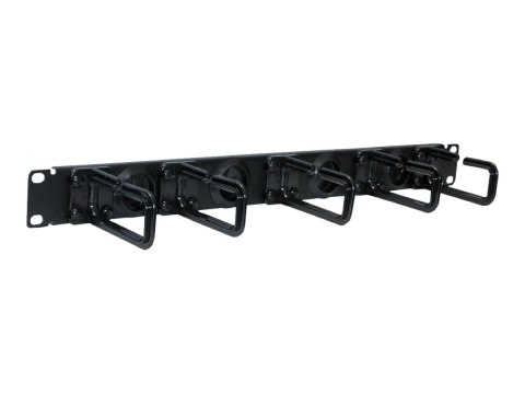 Eaton Tripp Lite Series Rack Enclosure Cabinet Horizontal Cable Ring Flexible 1URM - Zestaw zarządzania kablami do stojaka - cza