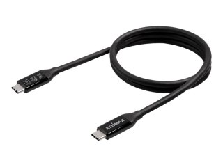 Edimax UC4 Series - Kabel Thunderbolt - USB-C (M) do USB-C (M) - USB4 / Thunderbolt 3 / DisplayPort - 20 V - 5 A - 1 m - obsługa