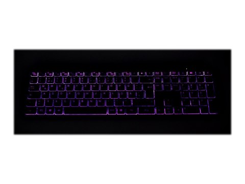 Gembird Backlight Pro Business Slim wireless desktop set - Zestaw klawiatura i mysz - podświetlenie - bezprzewodowa - 2.4 GHz - 
