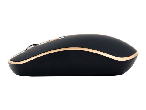 Gembird MUSW-4B-06-BG - Mysz - ergonomiczna - optyczna - 4 przyciski - bezprzewodowa - 2.4 GHz - odbiornik bezprzewodowy USB - c
