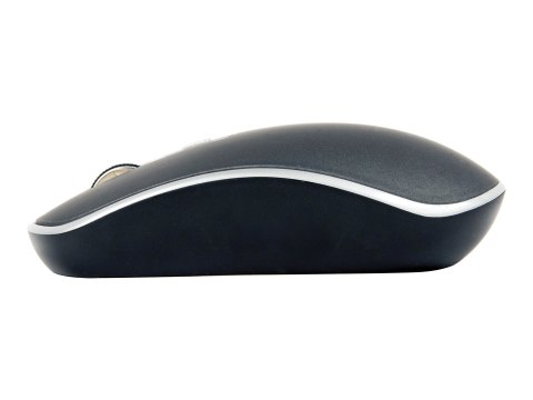 Gembird MUSW-4B-06-BS - Mysz - optyczna - 4 przyciski - bezprzewodowa - 2.4 GHz - odbiornik bezprzewodowy USB - czarno-srebrny -