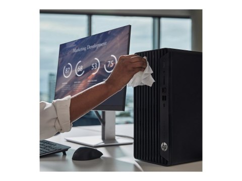 HP Pro 400 G9 - Wieża Core i5 12500 / do 4.6 GHz - RAM 16 GB - SSD 512 GB - NVMe - UHD Graphics 770 - Gigabit Ethernet, Bluetoot