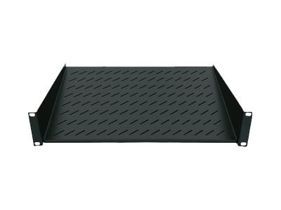 Intellinet 19" Cantilever Shelf, 2U, 2-Point Front Mount, 250mm Depth, Max 25kg, Black, Three Year Warranty - Półka do stojaka -