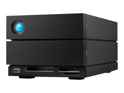 LaCie 2big Dock STLG16000400 - Macierz dyskowa - 16 TB - 2 wnęki (SATA-600) - HDD 8 TB x 2 - Thunderbolt 4, USB 3.2 Gen 2 (zewnę
