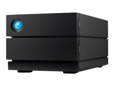 LaCie 2big RAID STHJ40000800 - Macierz dyskowa - 40 TB - 2 wnęki (SATA-600) - HDD 20 TB x 2 - USB 3.2 Gen 2 (zewnętrzna) - z 5 l
