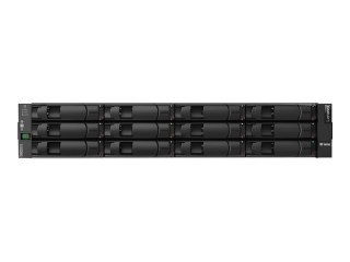 Lenovo ThinkSystem DE2000H Hybrid 2U12 LFF controller enclosure - Macierz dyskowa - 12 wnęki (SAS-3) - iSCSI (10 GbE) (zewnętrzn