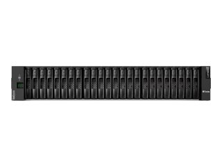 Lenovo ThinkSystem DE2000H Hybrid 2U24 SFF controller enclosure - Macierz dyskowa - 24 wnęki (SAS-3) - SAS 12Gb/s (zewnętrzna) -