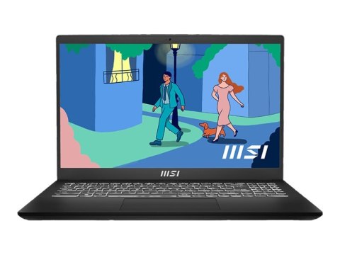 MSI Modern 15 B12M-019PL - Konstrukcja zawiasu 180 stopni - Intel Core i5 - 1235U / do 4.4 GHz - Win 11 Home - Grafika Intel Iri