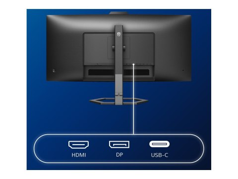 Philips 34E1C5600HE - 5000 Series - monitor LED - zaokrąglony - 34" - 3440 x 1440 WQHD @ 100 Hz - VA - 300 cd/m² - 3000:1 - 4 ms