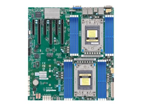 SUPERMICRO H12DSi-NT6 - Płyta główna - rozszerzenie ATX - Socket SP3 - 2 obsługiwane procesory - USB 3.0 - 2 x 10 Gigabit LAN - 