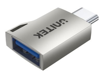 Unitek - Przejściówka USB - USB-C (M) do USB Typ A (F) - USB 3.0 OTG - srebrny