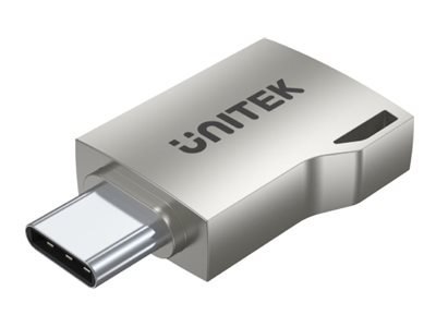 Unitek - Przejściówka USB - USB-C (M) do USB Typ A (F) - USB 3.0 OTG - srebrny