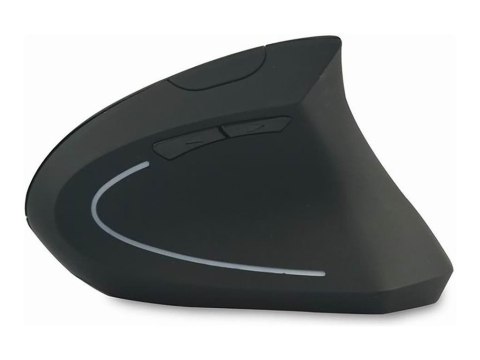 Acer - Mysz - ergonomiczna - pionowa - praworęczna - optyczna - 6 przyciski - bezprzewodowa - 2.4 GHz - odbiornik bezprzewodowy 
