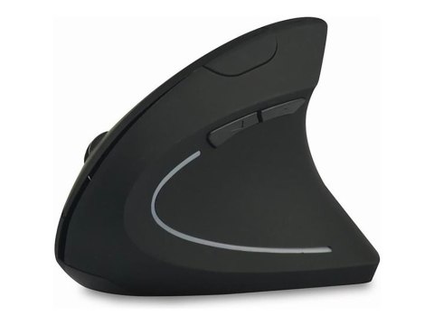Acer - Mysz - ergonomiczna - pionowa - praworęczna - optyczna - 6 przyciski - bezprzewodowa - 2.4 GHz - odbiornik bezprzewodowy 