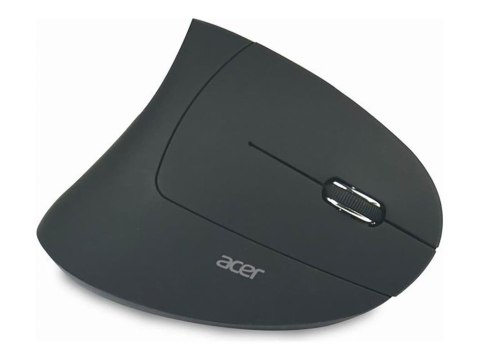 Acer - Mysz - ergonomiczna - pionowa - praworęczna - optyczna - 6 przyciski - bezprzewodowa - 2.4 GHz - odbiornik bezprzewodowy 
