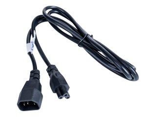 Akyga AK-NB-09A - Kabel zasilający - IEC 60320 C14 do IEC 60320 C5 - 250 V - 2.5 A - 1.5 m - czarny