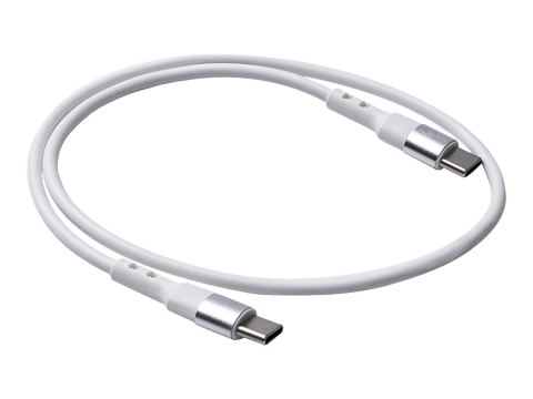 Akyga AK-USB-39 - Kabel USB - USB-C (M) do USB-C (M) - 20 V - 3 A - 50 cm - USB Power Delivery (60W) - biały