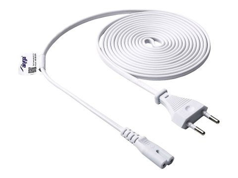 Akyga Pro Series AK-RD-07A - Kabel zasilający - Europlug (P) do power IEC 60320 C7 - 250 V - 2.5 A - 3 m - biały