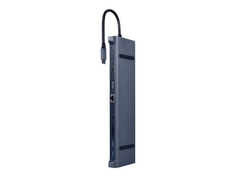 Cablexpert A-CM-COMBO10-01 - Stacja dokująca - USB-C 3.1 - HDMI, VGA - 1GbE