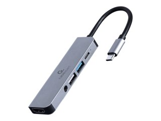 Cablexpert A-CM-COMBO5-02 - Stacja dokująca - USB-C 3.1 - HDMI - 1GbE
