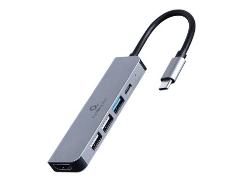 Cablexpert A-CM-COMBO5-03 - Stacja dokująca - USB-C 3.1 - HDMI - 1GbE