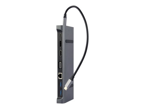 Cablexpert A-CM-COMBO9-02 - Stacja dokująca - USB-C 3.1 - HDMI, VGA - 1GbE