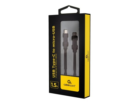 Cablexpert - Kabel USB - USB-C (M) do Micro-USB Typ B (M) - USB 2.0 - 2.4 A - 1.5 m