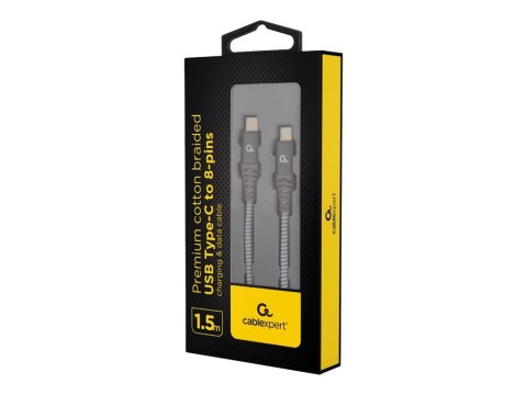 Cablexpert Premium - Kabel Lightning - USB-C męski do Lightning męski - 1.5 m