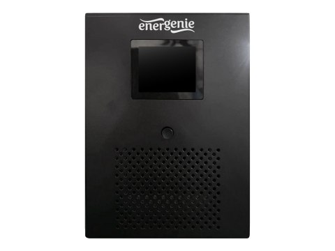 EnerGenie EG-UPS-036 - UPS - wyświetlacz LCD - AC 220 V - 1800 wat - 3000 VA - 7 Ah - USB, RJ-45 - złącza wyjściowe: 6 - czarny