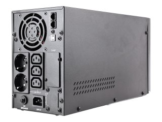 EnerGenie EG-UPS-PS2000-02 - UPS - AC 220 V - 1600 wat - 2000 VA - 9 Ah - USB, RJ-45 - złącza wyjściowe: 3