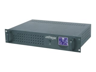 EnerGenie - UPS (montowany w stojaku) - AC 220 V - 1200 wat - 2000 VA - 9 Ah - USB - złącza wyjściowe: 4 - 3.4U