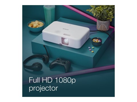 Epson CO-FH02 - Projektor 3LCD - przenośny - 3000 lumeny (biel) - 3000 lumeny (kolor) - Full HD (1920 x 1080) - 16:9 - 1080p - c