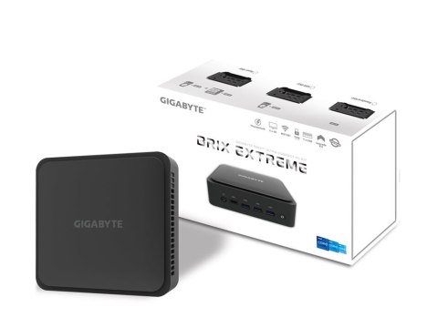 Gigabyte BRIX Extreme GB-BER5HS-5500 (rev. 1.0) - Komputer barebone - mini PC 1 x Ryzen 5 5500U / do 4 GHz - RAM 0 GB - Radeon G