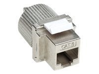 Intellinet Cat6 TwistOn Keystone Jack - Złącze keystone jack - CAT 6 - STP - srebrny - 1 port