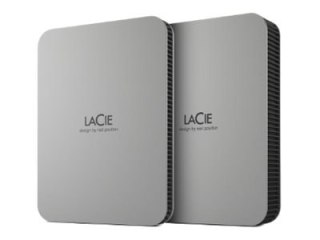 LaCie Mobile Drive STLP5000400 - Dysk twardy - 5 TB - zewnętrzny (przenośne) - USB 3.2 Gen 1 (USB-C złącze) - księżycowe srebro