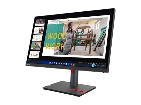 Lenovo P24q-30 - Monitor LED - 23.8" - 2560 x 1440 QHD @ 60 Hz - IPS - 300 cd/m² - 1000:1 - 4 ms - HDMI, DisplayPort - kruczo-cz