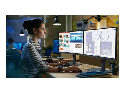 Lenovo P24q-30 - Monitor LED - 23.8" - 2560 x 1440 QHD @ 60 Hz - IPS - 300 cd/m² - 1000:1 - 4 ms - HDMI, DisplayPort - kruczo-cz