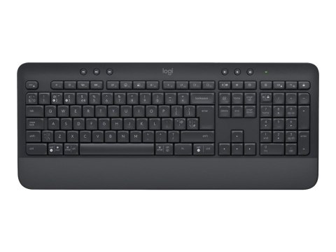Logitech Signature K650 - Klawiatura - bezprzewodowa - Bluetooth 5.1 - AZERTY - Holandia - grafitowy