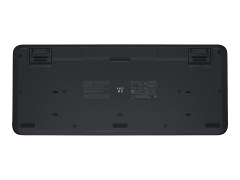 Logitech Signature K650 - Klawiatura - bezprzewodowa - Bluetooth 5.1 - QWERTY - Międzynarodowy USA - grafitowy