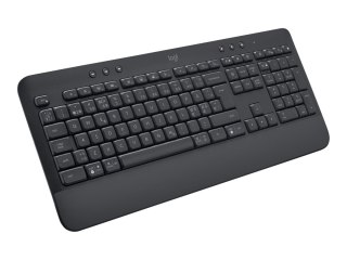 Logitech Signature K650 - Klawiatura - bezprzewodowa - Bluetooth 5.1 - QWERTZ - Węgry - grafitowy
