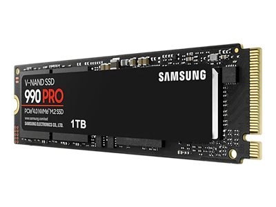 Samsung 990 PRO MZ-V9P1T0BW - SSD - zaszyfrowany - 1 TB - wewnętrzny - M.2 2280 - PCIe 4.0 x4 (NVMe) - 256 bitów AES - TCG Opal 