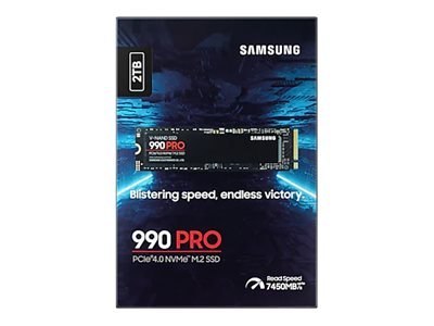 Samsung 990 PRO MZ-V9P2T0BW - SSD - zaszyfrowany - 2 TB - wewnętrzny - M.2 2280 - PCIe 4.0 x4 (NVMe) - 256 bitów AES - TCG Opal 